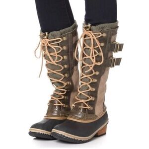 Sorel Women’s Conquest Carly II Tall Waterproof Lace-up Insulated Boots, Sz 7.5